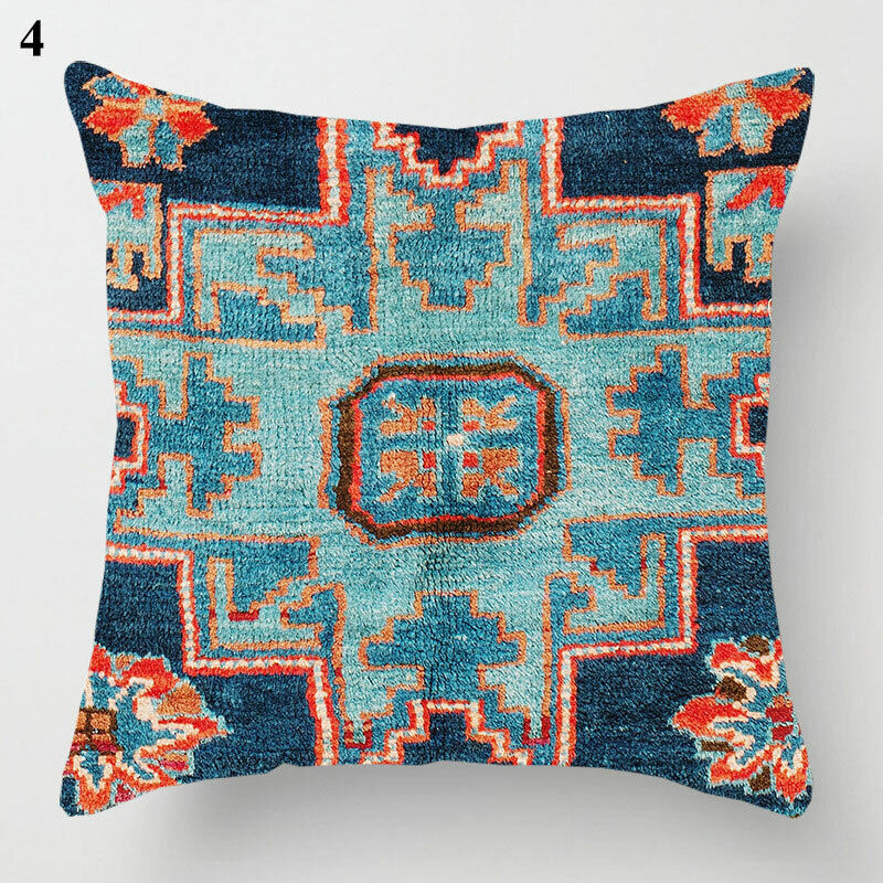 Boho Mandala Decorative Throw Pillow Cover