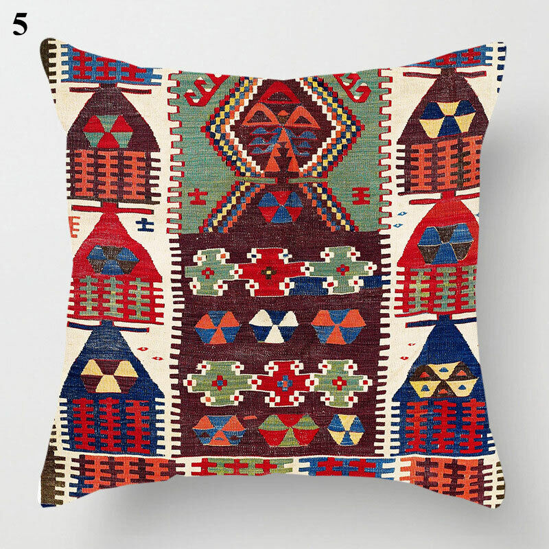 Boho Mandala Decorative Throw Pillow Cover