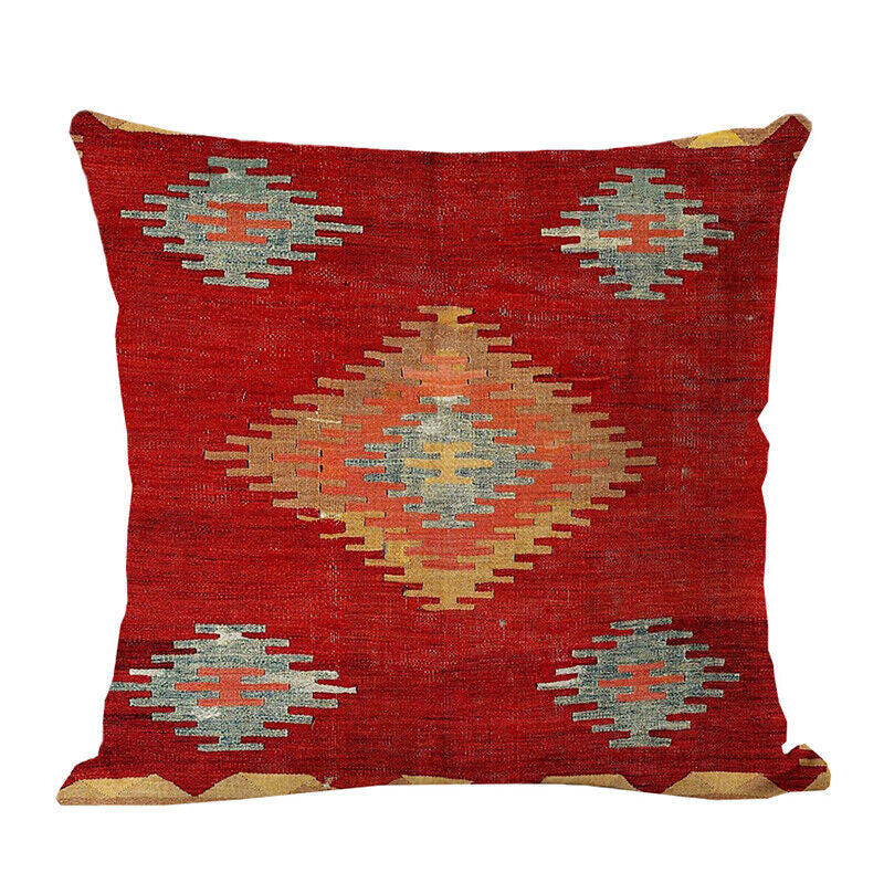 Boho Mandala Decorative Throw Pillow Cover