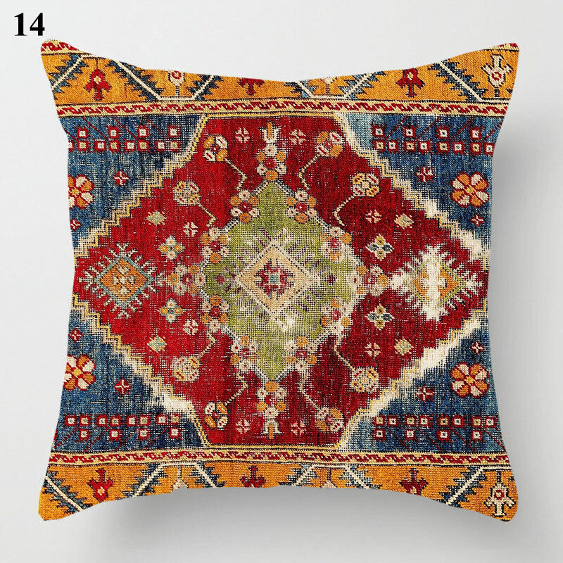 Boho Mandala Decorative Throw Pillow Cover