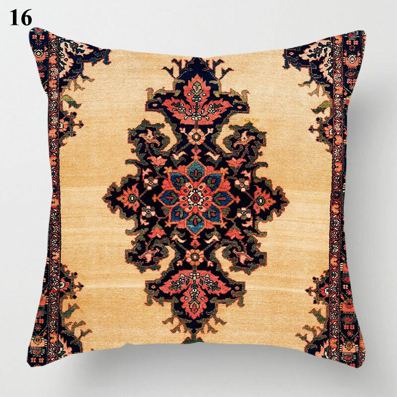 Boho Mandala Decorative Throw Pillow Cover