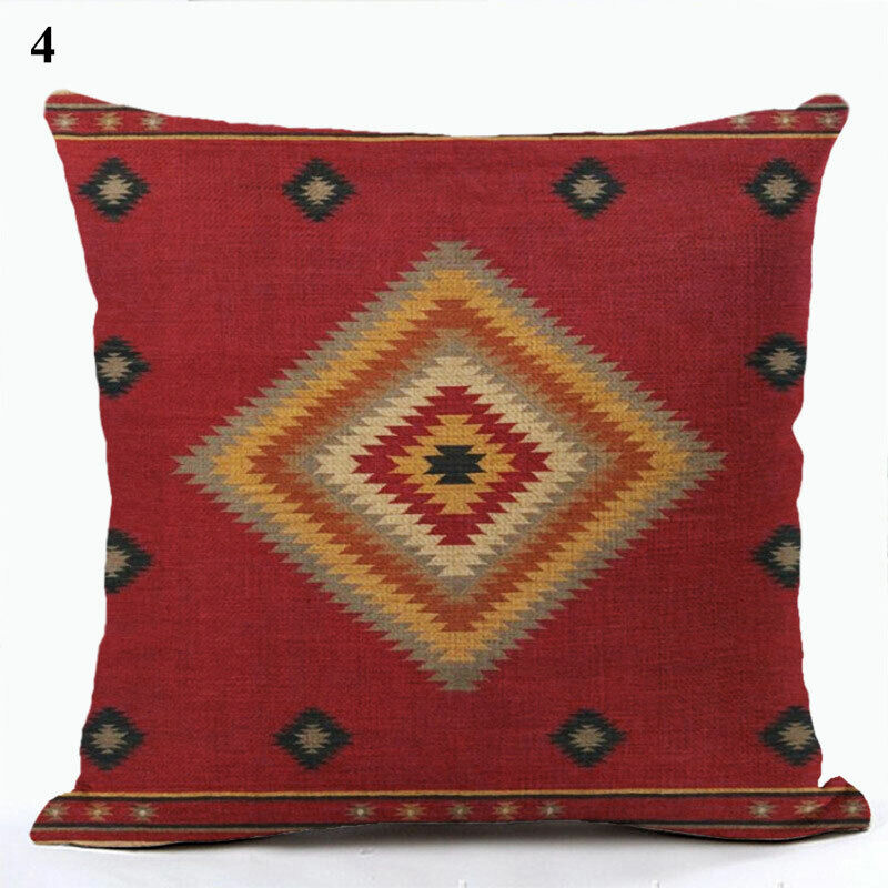 Boho Mandala Decorative Throw Pillow Cover