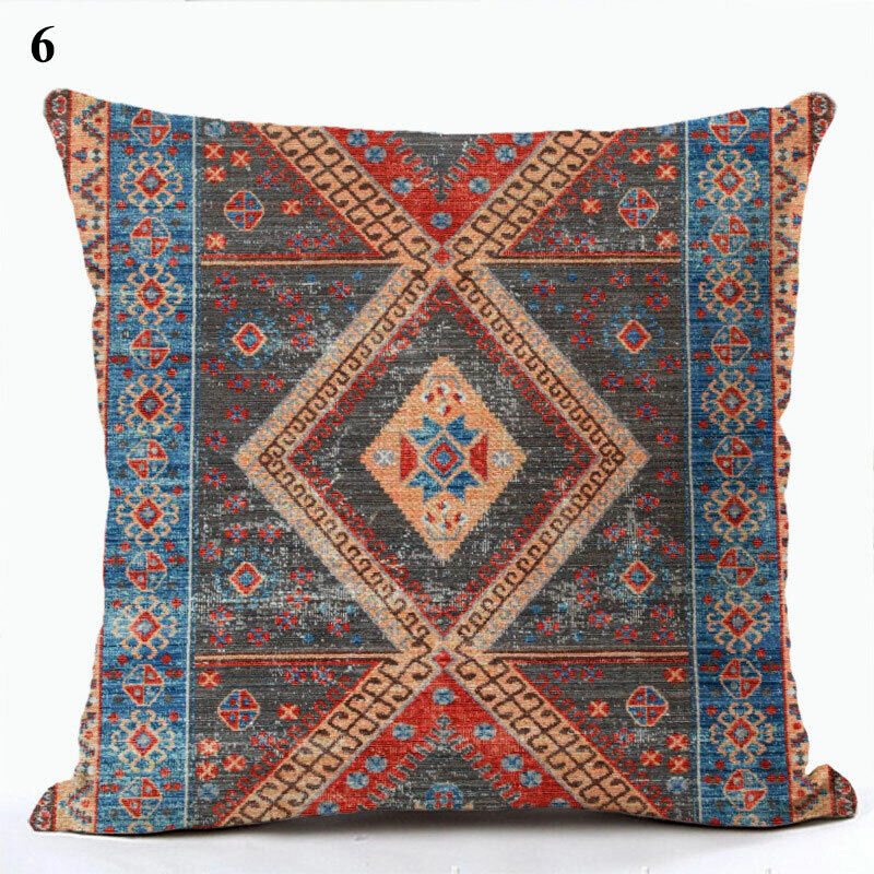 Boho Mandala Decorative Throw Pillow Cover