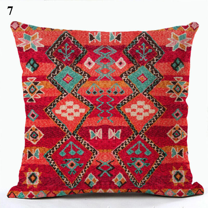 Boho Mandala Decorative Throw Pillow Cover
