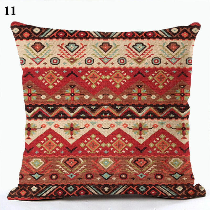 Boho Mandala Decorative Throw Pillow Cover