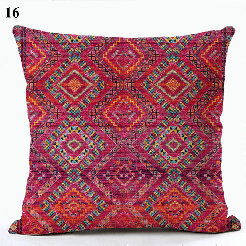 Boho Mandala Decorative Throw Pillow Cover