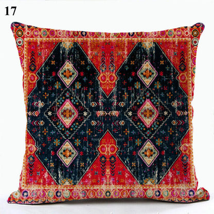 Boho Mandala Decorative Throw Pillow Cover