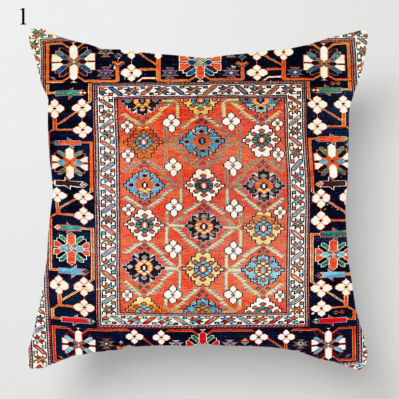 Boho Mandala Decorative Throw Pillow Cover