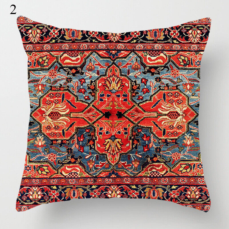 Boho Mandala Decorative Throw Pillow Cover