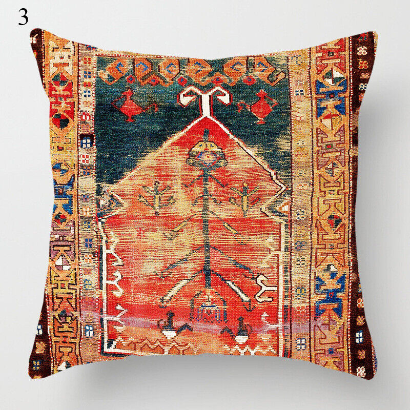 Boho Mandala Decorative Throw Pillow Cover