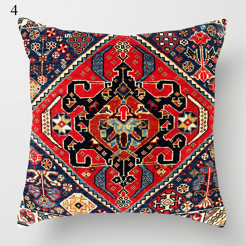 Boho Mandala Decorative Throw Pillow Cover