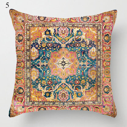 Boho Mandala Decorative Throw Pillow Cover