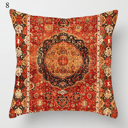 Boho Mandala Decorative Throw Pillow Cover