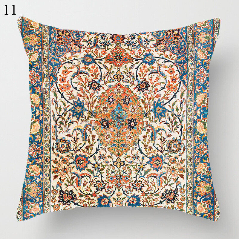 Boho Mandala Decorative Throw Pillow Cover