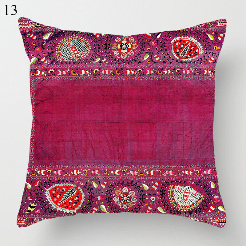 Boho Mandala Decorative Throw Pillow Cover