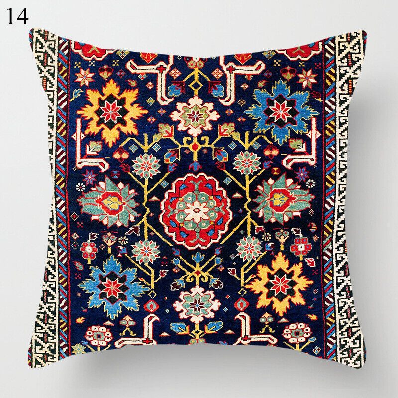 Boho Mandala Decorative Throw Pillow Cover
