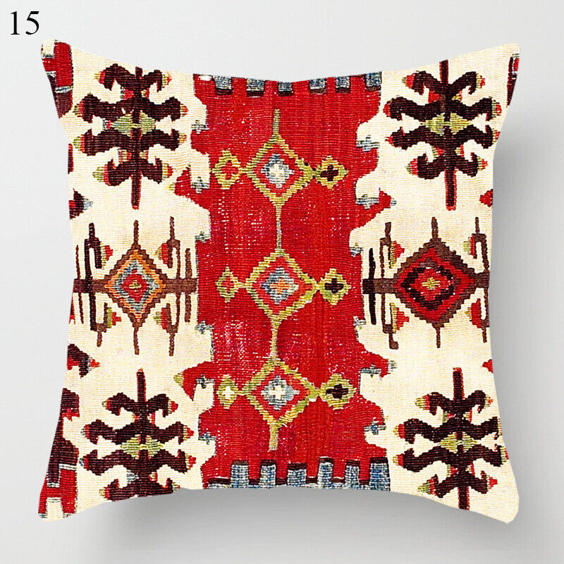 Boho Mandala Decorative Throw Pillow Cover