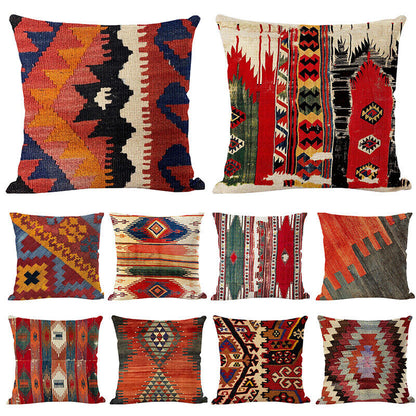 Boho Mandala Decorative Throw Pillow Cover