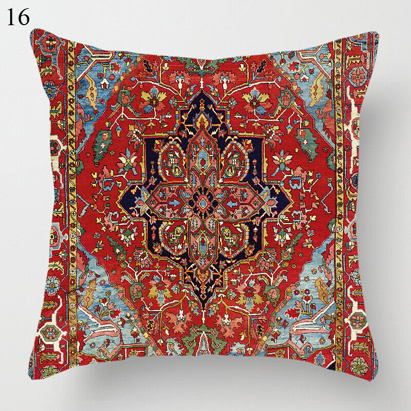 Boho Mandala Decorative Throw Pillow Cover