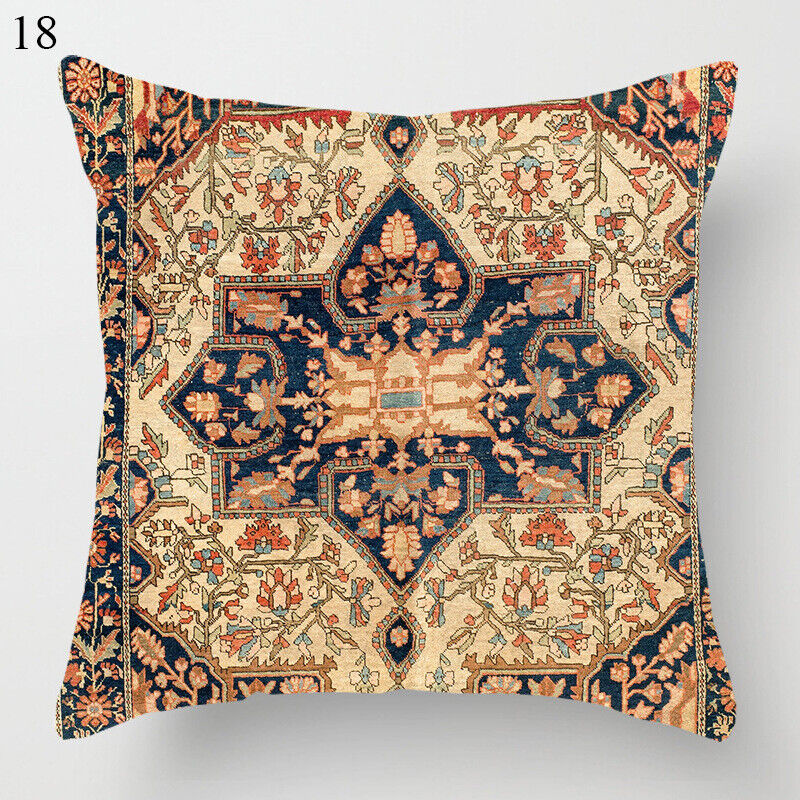 Boho Mandala Decorative Throw Pillow Cover
