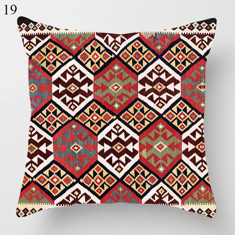 Boho Mandala Decorative Throw Pillow Cover