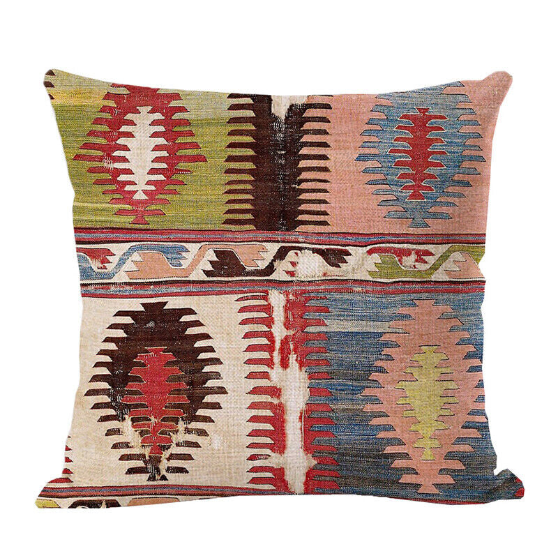 Boho Mandala Decorative Throw Pillow Cover
