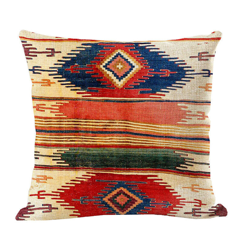 Boho Mandala Decorative Throw Pillow Cover
