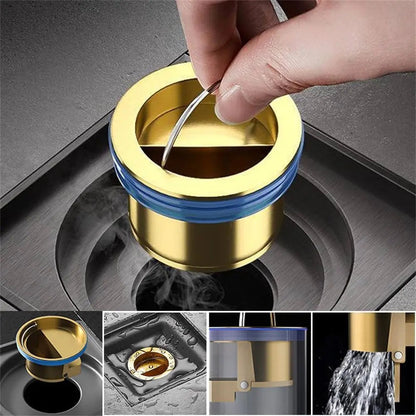 Brass Drain Odor Stopper Core Hair Catcher Insert
