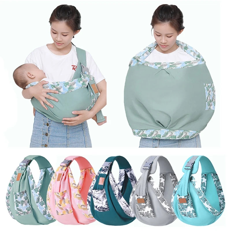 Breathable Baby Sling Carrier with Ergonomic Support