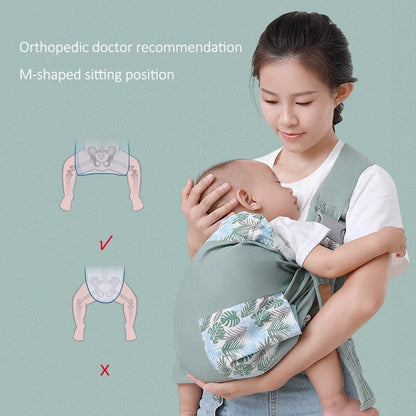 Breathable Baby Sling Carrier with Ergonomic Support