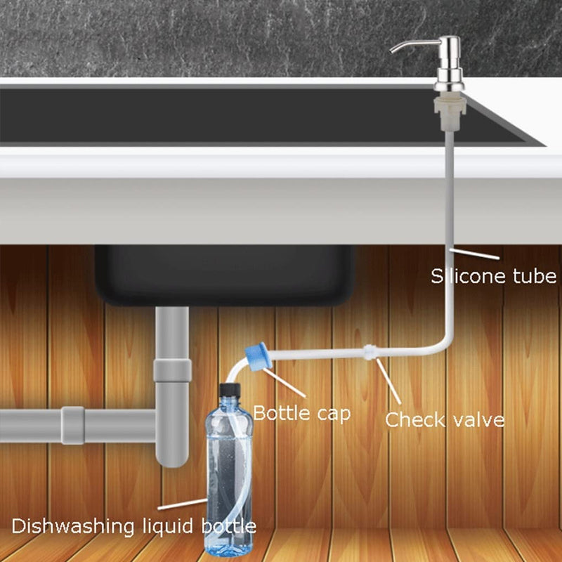Built In Kitchen Sink Soap Dispenser