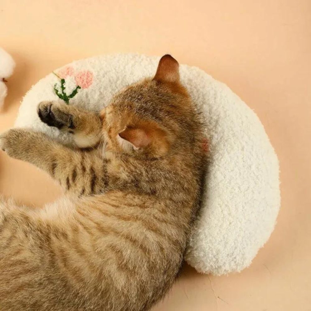 Calming U Shaped Pet Pillow for Dogs and Cats