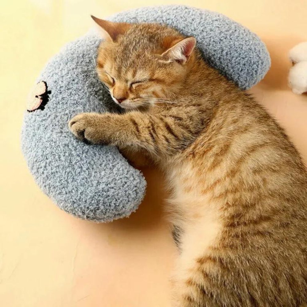 Calming U Shaped Pet Pillow for Dogs and Cats