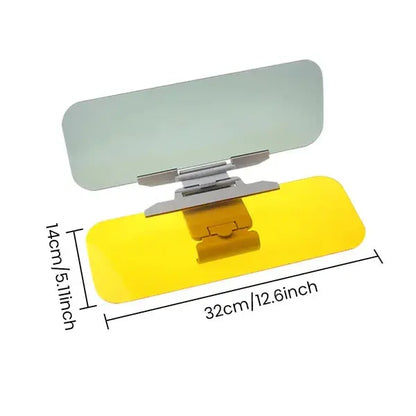 Car Sun Visor Glare Blocker with Day and Night Lens Filter