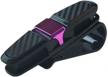 Car Visor Sunglasses Holder with Double Clip