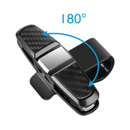 Car Visor Sunglasses Holder with Double Clip