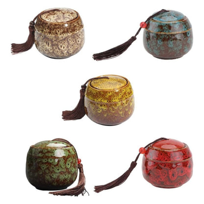Ceramic Keepsake Urn for Pet Ashes 70ml Memorial Container