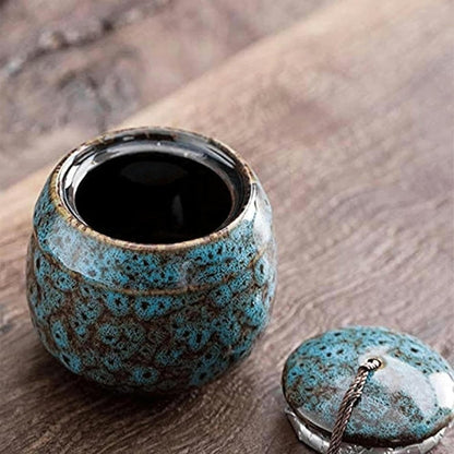 Ceramic Keepsake Urn for Pet Ashes 70ml Memorial Container