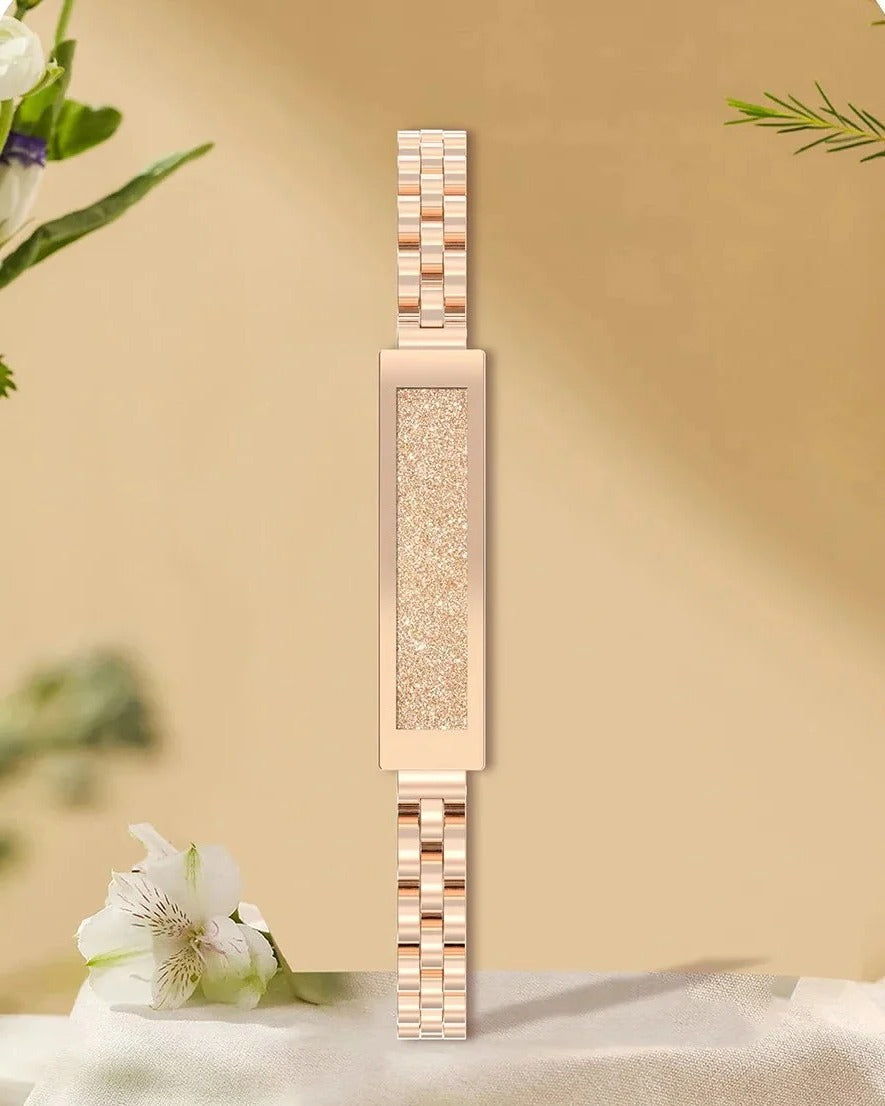 Chain Style Smart Fitness Bracelet with Health Tracking