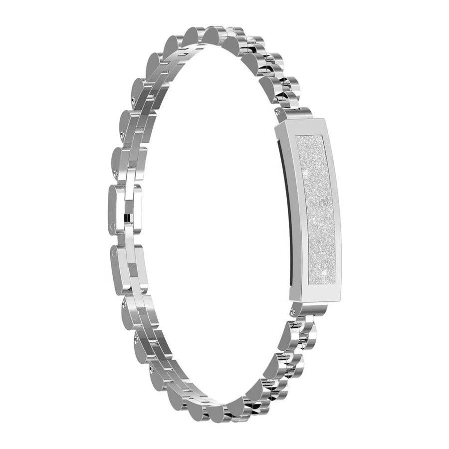 Chain Style Smart Fitness Bracelet with Health Tracking