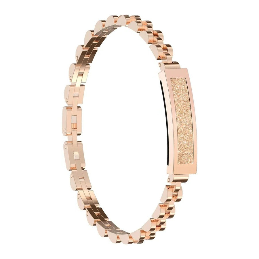 Chain Style Smart Fitness Bracelet with Health Tracking