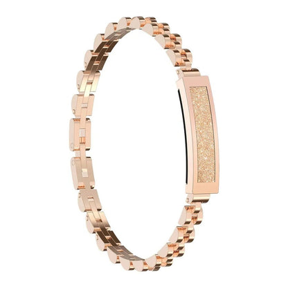 Chain Style Smart Fitness Bracelet with Health Tracking