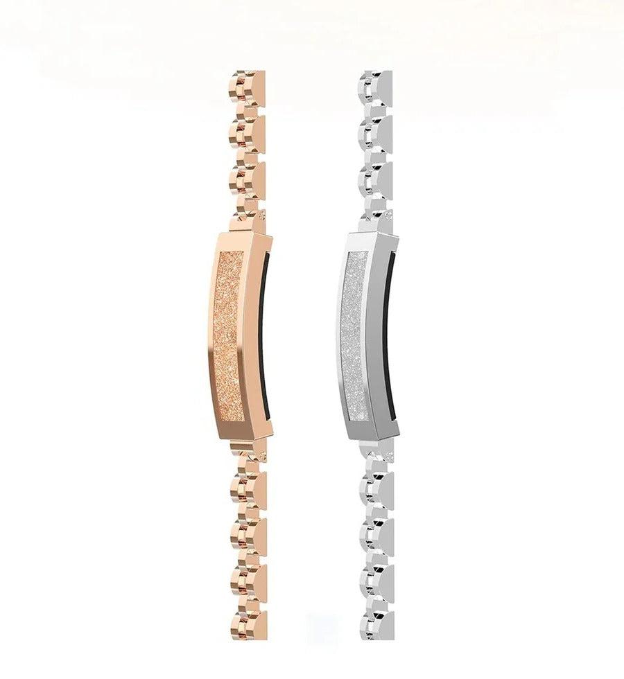 Chain Style Smart Fitness Bracelet with Health Tracking