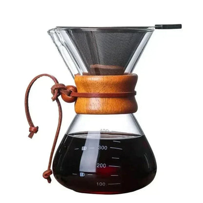Chemex Coffee Pot with V60 Dripper Glass Brewing Set