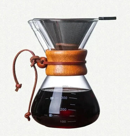 Chemex Coffee Pot with V60 Dripper Glass Brewing Set