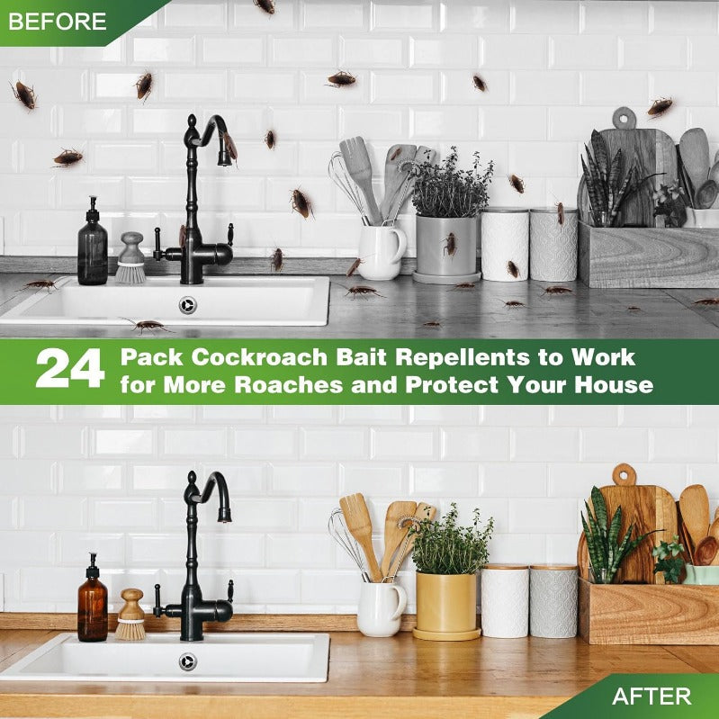 Child and Pet Resistant Roach Bait Discs for Indoor Pest Control