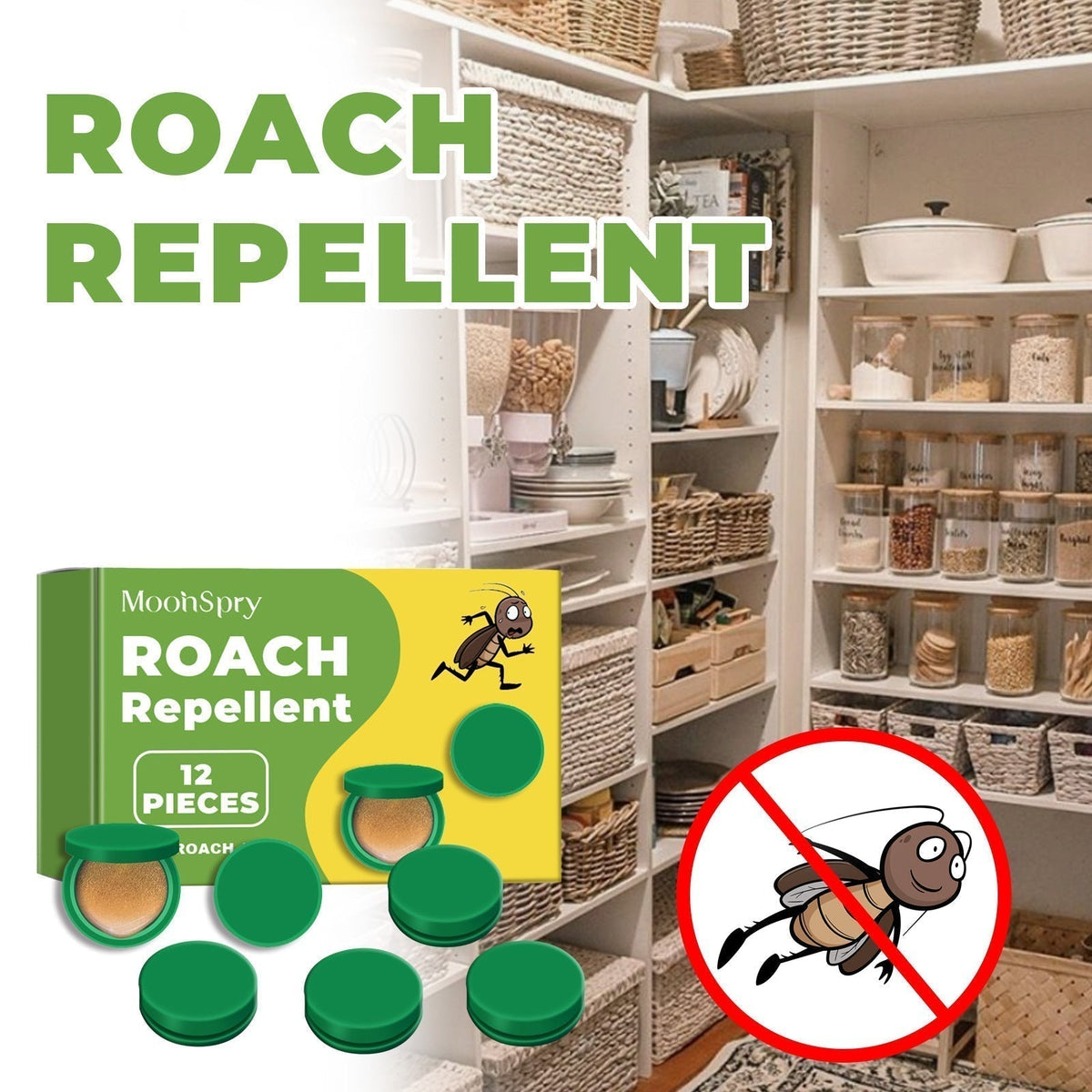 Child and Pet Resistant Roach Bait Discs for Indoor Pest Control