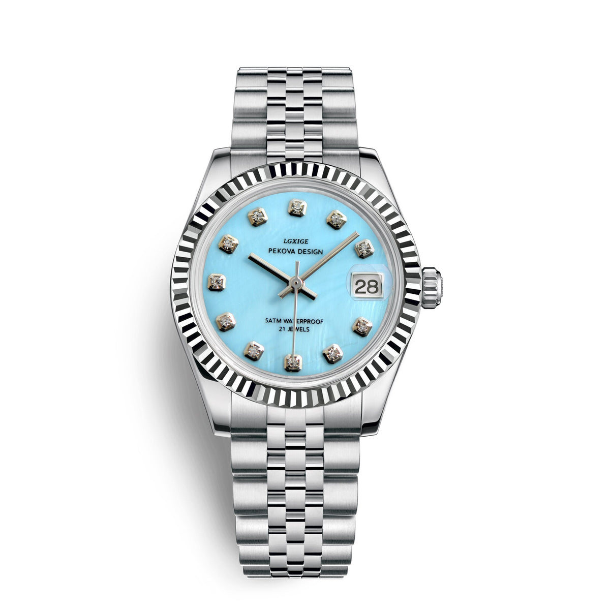 Classic Stainless Steel Analog Wristwatch