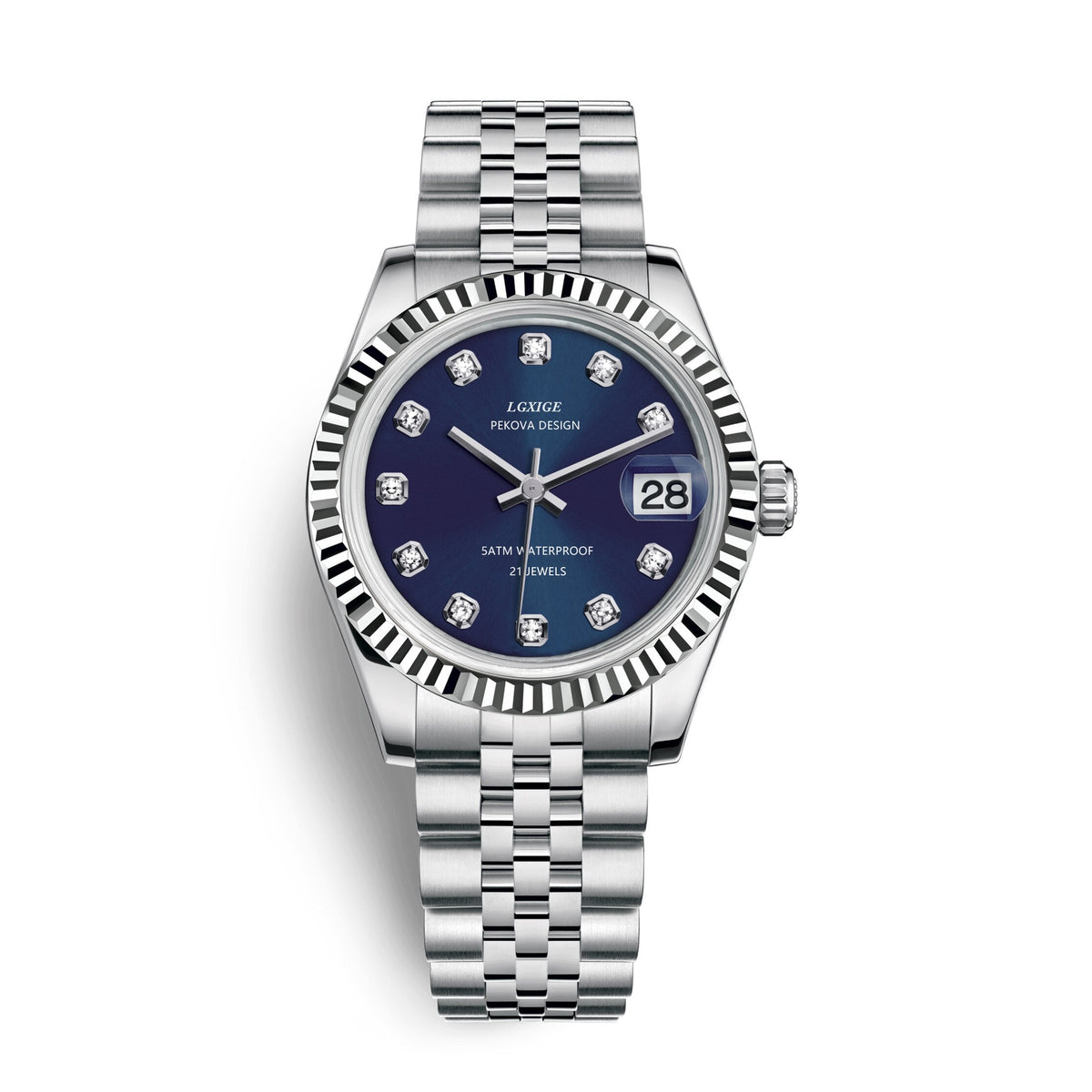 Classic Stainless Steel Analog Wristwatch