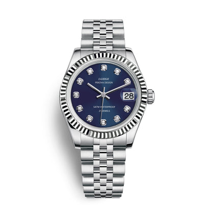 Classic Stainless Steel Analog Wristwatch